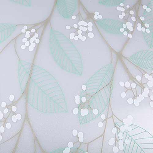 Venilia Vitrostatic Ficus - Lámina de privacidad estática para Ventanas, para Cabina de Ducha, Transparente, 45 cm x 1,5 m, 200 µm (Grosor: 0,2 mm)