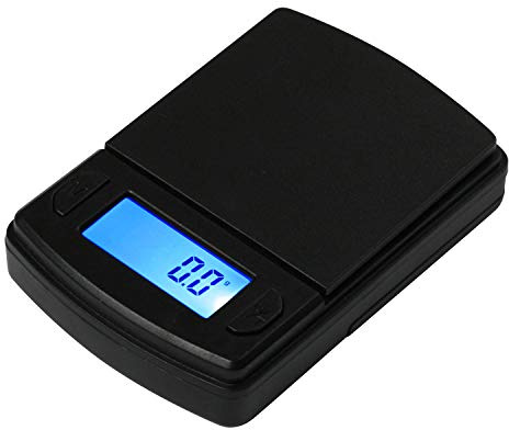 United Scientific™ UNEDSCL-600 Precision Pocket Scale, 600g, 0.1g Resolution, Designed for use with Jewelry, Food, The Laboratory, or Classroom, 1 Each