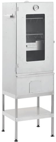 Cocina y comedor horno barbacoa ahumador con mesa de acero galvanizado electrodomésticos de cocina