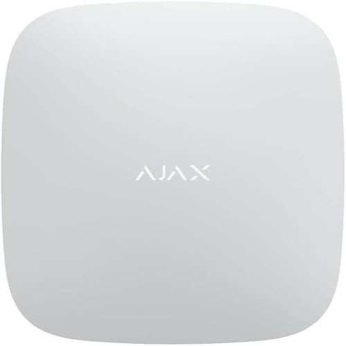 38205 Répéteur De Signal Radio Blanc Rex Avec Processeur Puissant Arm, Portée Jusqu'à 2Km, Compatible Jusqu'à 50 Appareils, Batterie D'urgence Intégrée