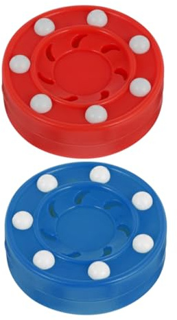 ifundom 2 pièces Palets Entraînement Hockey sur roulettes Palets PP pour Hockey sur Glace et Roller Accessoire Sport Mixte pour Entraînement Professionnel et Amateur