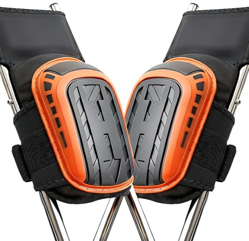 Professional Knee Pads for Men and Women,Construction Knee Pads for Work with Heavy Duty Thick Foam and Gel Cushioning for Gardening,Farms,Tiling Flooring and Cleaning ,Knee Protection, Ankle Support