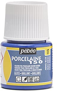 Pebeo 024-017 Porcelaine 150 China Paint 45-Milliliter Bottle, Ming Blue,Ming Blue