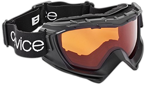 Black Crevice Herren Skibrille, schwarz matt, One Size…