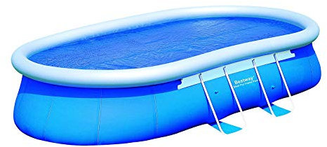 Bestway 58403E Bâche Solaire 500 X 311 cm pour Piscine Ovale Hors Sol Fast Set™ 549 X 366 X 122 cm
