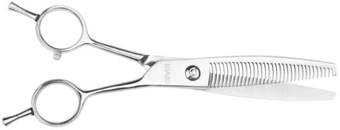 Hundeschere Modellierschere Revolution | EHASO | Profi Fellschere für Hunde | 17 cm gerade | 33 zahnig, fein | Hochwertige Hundescheren direkt aus Solingen | Langlebig und hochwertig