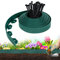 UISEBRT Rasenkante Kunstoff 10m - Flexible Lawn Edging mit 30 Erdanker Plastic Beeteinfassung Gartenzaun Beetumrandung Rasenbegrenzung Lawn Border Garten Dekorativ, Grün