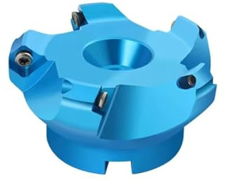 Fresa a disco for tornio CNC AL-KM12-50/63/80/100 in lega di alluminio, fresa a spianare volante 45°SEHT1204(80-22-5T)
