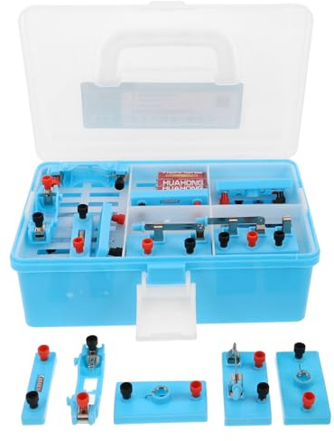 LIGIGWASH Coffret D'Expérimentation Physique Kit De Circuit Électrique Pour Enfants Outils Pédagogiques Maquette De Circuit D'Électricité Kit D'Expérimentation De Physique