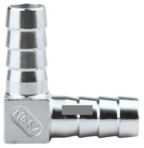 IPKAAAAD Conector de manguera de acero inoxidable 304 tipo L de 20 mm