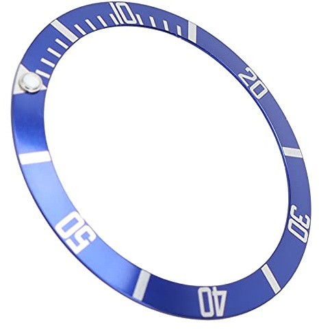 Anillo de Inserción de Bisel de Reloj de Aluminio Profesional para Relojeros, Inserto de Bisel de Reloj Duradero para Reparadores de Relojes, Adecuado para Reemplazo de de, para (Blue)