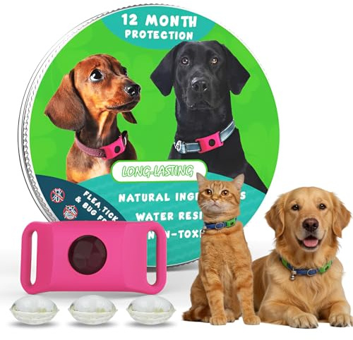 Fursure Pendant for Dogs – 2026 New Natural Pet Anti-Parasite Pendant, Long-Lasting Pet Collar Tag for Daily Protection, Lightweight, Daily Walk Comfort Design, Easy Clip Pet Supply (Pink)