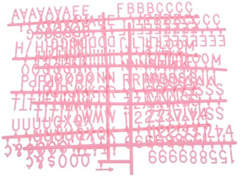 OSALADI Filz Messageboard mit 2 Kunststoffbuchstaben Abnehmbares Letterboard für Selbstgemacht Nachrichten Modernes Wohnaccessoire und Kreative Dekoration für Zuhause