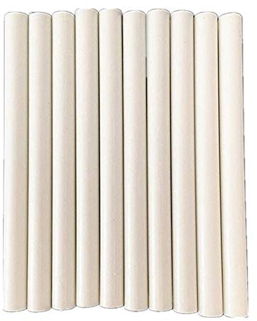 xichen® 10Vintage fadensiegelung Heißklebepistole Siegelwachs Wachs Sticks Wachssiegel Supplies eine Vielzahl von Farben elfenbeinweiß
