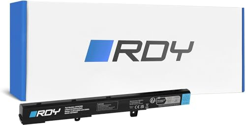 RDY Laptop Akku A41N1308 A31N1319 A31LJ91 CKSE14122 Batteri för Asus X551 X551C X551CA X551M X551MA X551MAV R512 R512C F551 F551C F551CA R509 F551M X451 (Kapacitet: 2000 mAh 14.8V)