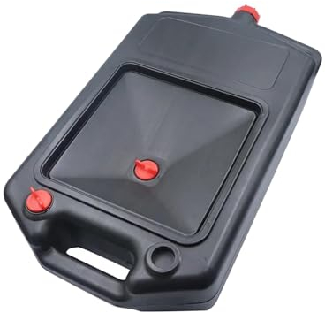 Dickly Auffangwanne für Öl, Kraftstoff, einfache Reinigung mit geriffeltem Griff, Auffangwanne für, Auffangwanne für Autos, Werkstatt, 10