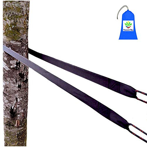 Hängmatta Bliss XL extra långa remmar för träd - häng upp alla hängmattor med lätthet - superstark och hållbar - kvalitet du kan lita på - endast 141,7 g