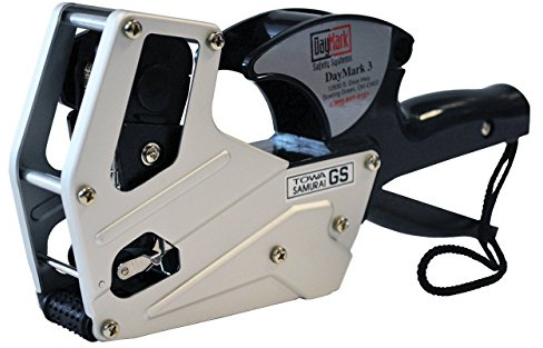 DayMark IT110758 Metal Date Coder DM3 SpeedyMark 3, 1-Line Marking Gun Labeler, Layout A