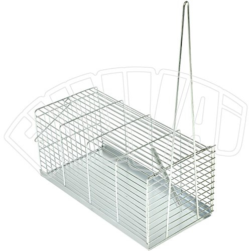 TRAPPOLA A GALLERIA PER TOPI 200 MM - PICCOLA GABBIA CATTURA RATTI CON MOLLA