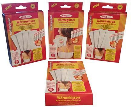 Wundmed Lot de 2 ceintures chauffantes pour chauffe-reins