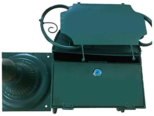 Buzón de correo Buzones de correo montados en la pared Impermeable Independiente Buzón de correo Jaulas Buzón clásico resistente a la intemperie Buzón de correo para exteriores / 9 opciones de colo