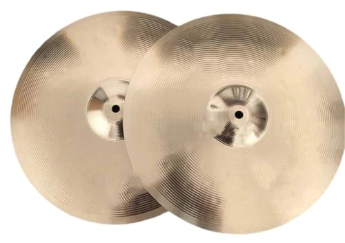 Cymbaler 14 tums hållbara cymbaler med hi hat | 14 tums hihat lätta ersättningsdelar för cymbalslagverksinstrument