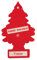 Turbocar - Désodorisant Arbre Magique Voiture - Couleur: Rouge - Parfum Fraise - Désodorisant Plat à Suspendre - Absorbe Les odeurs désagréables - A Suspendre au rétroviseur - Forme Sapin - Pratique