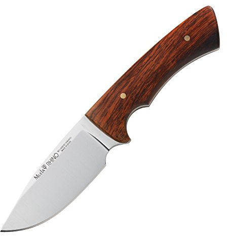 Muela Unisex – Erwachsene Rhino Cocobolo Messer, Silber, one Size