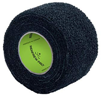 Ruban adhésif extensible Renfrew Scapa pour bâton de hockey - 1 rouleau (3,8 cm/6 m, noir)
