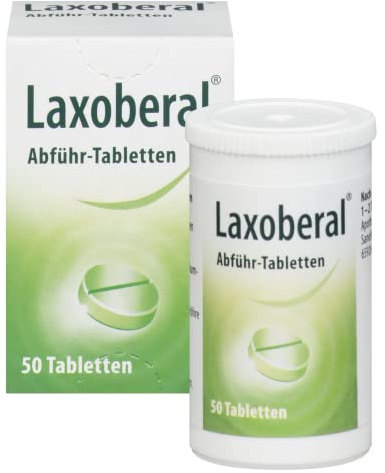 Laxoberal® Abführ Tabletten |Abfürmittel bei Verstopfung | 50 Stück | Schonende und wirksame Linderung bei Verstopfung mit dem Wirkstoff Natriumpicosulfat | kleine gut schluckbare Tabletten