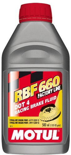 Motul 847205 RBF 660 Factory Line Dot-4 100 Percent Synthetic Racing Brake Fluid - 500 ml by Motul