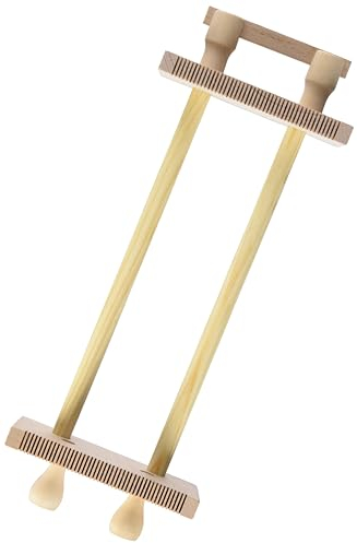 Pracht Creatives Hobby 3331-03 Perlwebrahmen aus Holz, zum Perlenfädeln, zerlegt, mit Anleitung, zum Weben von Freundschaftsbändern und Armbändern