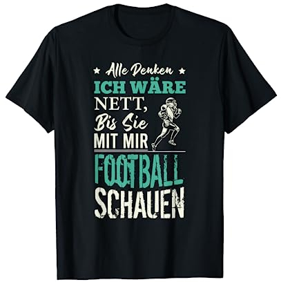 American Football Shirt | American Football Geschenke T-Shirt