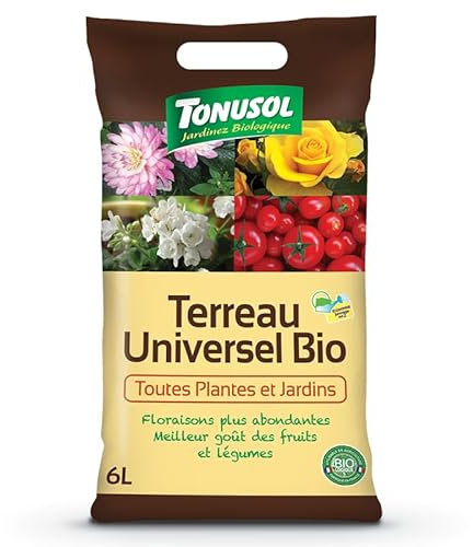 Terreau Bio Universel, Sac de 6 L, Tonusol