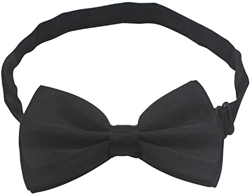 LRMYS Kids One Size Pre-Tied Bow Tie, Solid Color Adjustable Silk Neck Bowties for Baby Toddler Birthday Wedding Formal Party Banquet Prom Ball Fancy Dress