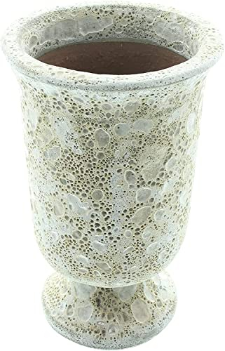 FRANK FLECHTWAREN Amphore, Pflanschale, Pflanzer, Pflanzer Pokal ca. Ø 21 x 34 cm