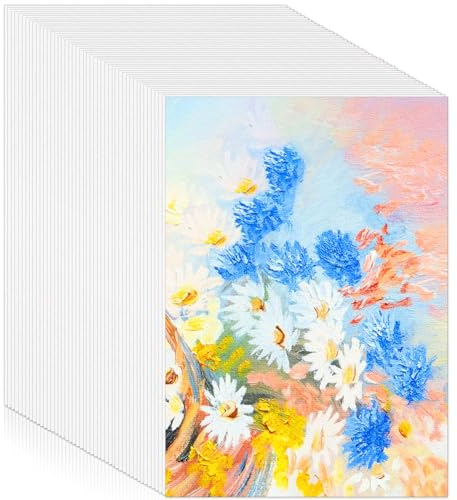 120 Blatt A6 Aquarellpapier, 300g/m² Aquarellblock Watercolor Paper Weiß 10.2 * 15.2cm Aquarell Karten Blanko für Kinder Studenten Erwachsene Künstler Zeichnen