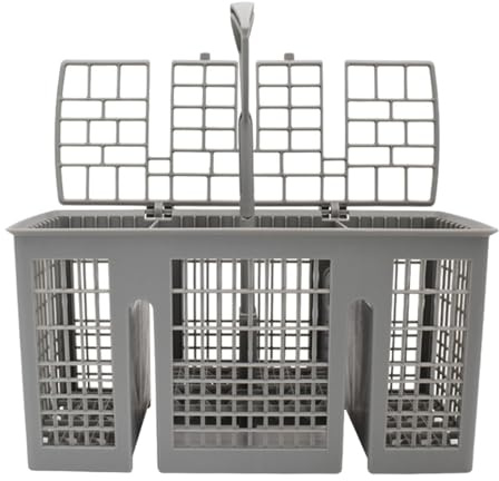 Lanmijia Cesta Para Cubiertos De Lavavajillas,Organizador De Cubiertos Para Lavavajillas | Rejilla Antiadherente, Organizador y Secado de Accesorios Para Cocina y Hogar