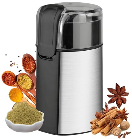 Molinillo Para Cocina - 280W Electrodoméstico Automático De Cocina | Molinillos De Café Para Uso Doméstico,Para Pimientos Chiles Secos Preparación Comida Frijol Mungo Soja Sésamo Anís