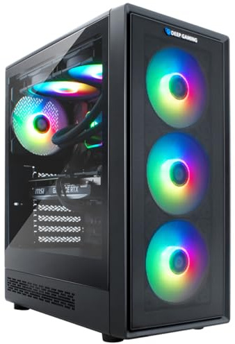 DeepGaming Nostromo - PC Sobremesa Gaming (Intel Core i9-12900F, NVIDIA RTX 5070 Ti 16GB, 64GB RAM, SSD 1TB M.2, Refrigeración Líquida 240mm, Windows 11 Pro) PC Gamer