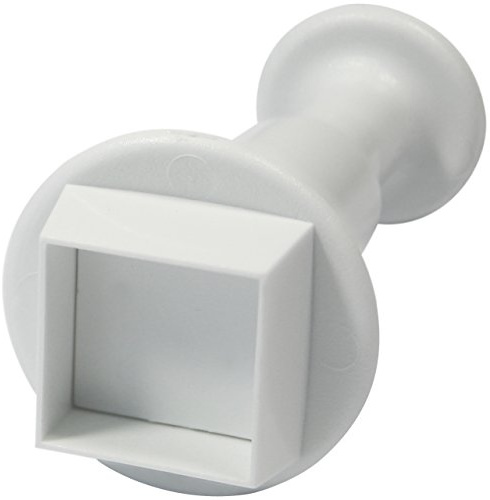 PME Square Plunger Cutter, Large Size, 13 mm,White