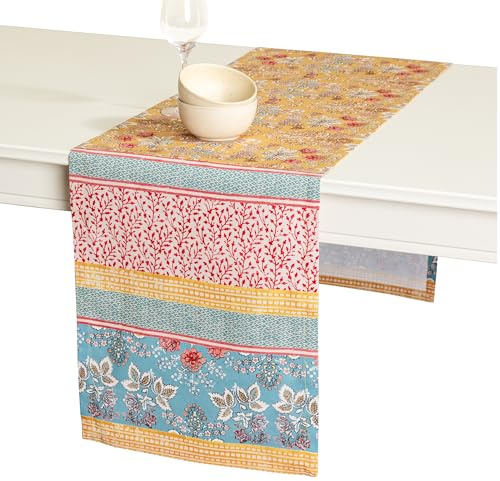 Maison d'Hermine Tischläufer 100 % Baumwolle Einlagig (50 cm x 150 cm)