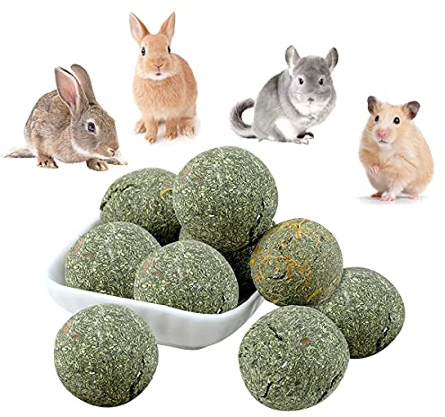 Barley Ears 10pcs Rabbit Chew Toys Gerbil Food Hamster Guinea Gerbil Guinea Pig Toys Pet Rat Small Animals Teeth Grinding Toys Rabbit Boredom Breakers