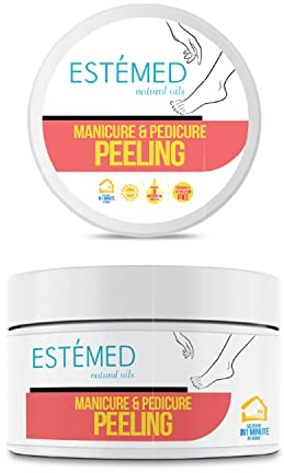 Manicure Pedicure Peeling - Quick Manicure - by Estemed Natural Oils, Pack of 1-250ml