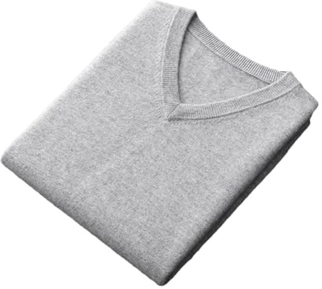 Dninmim Chaleco de cachemira para hombre, sin mangas, cuello en V, parte superior cálida, chaleco de punto suelto exterior