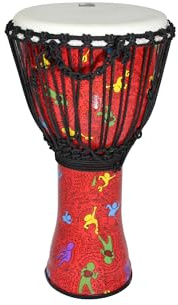 Toca SFDJ-12JF Artist Series Freestyle Rope Tuned 12 Inch Djembe - Jam Fest
