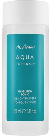 M. Asam AQUA INTENSE Hyaluron Tonic (200ml) – Feuchtigkeitsspendendes Gesichtswasser mit Hyaluron & Aloe Vera, Reinigt Sanft & Beruhigt Die Haut, Toner Für Alle Hauttypen, Parfümfrei & Vegan