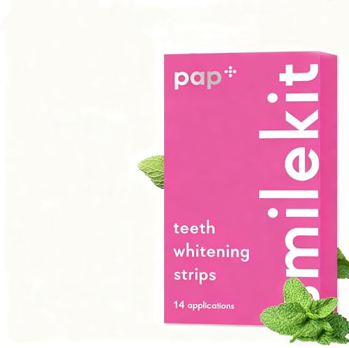 28 tiras blanqueadoras dientes, Blanqueador dental, Blanquear los Dientes de Forma Rápida, Mejorar Las Manchas Dentales, Sabor Menta (Rosa)