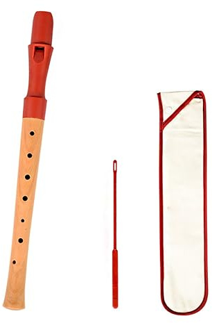 skola blockflöjt Trä 8-håls Diskant Blockflöjt Åtta Håls Flöjt Blockflöjt Studenter Spelar Musikinstrument