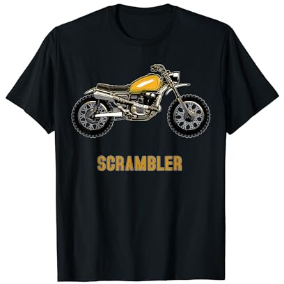 Regalo casual para motociclistas Scrambler Camiseta